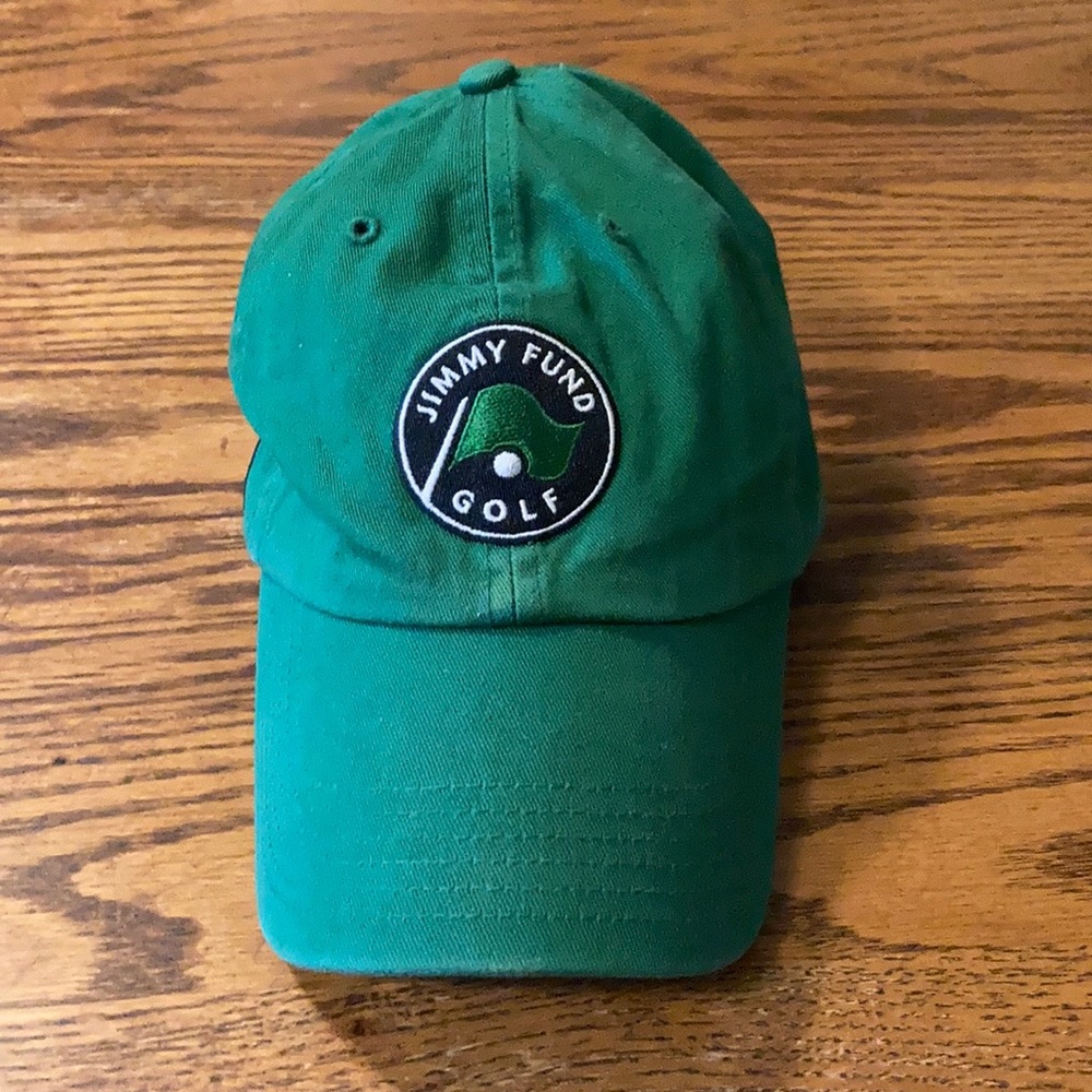 Golf hat green. “Jimmy Fund Golf”. Nice condition